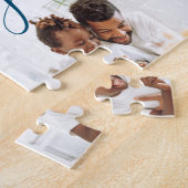 ダディ最高のーエバーカスタム文字写真コラージギフトジグ ジグソーパズル (側面)