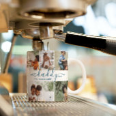 ダディ最高のーエバーカスタム文字写真コラージギフト コーヒーマグカップ