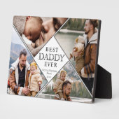 ダディ最高のーエバーフォトコラージュパパキープサケカスタム フォトプラーク (側面)