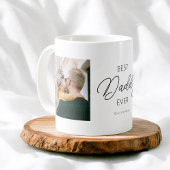 ダディ最高のーエバー書道写真コーヒーマグ コーヒーマグカップ