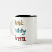 ダディ最高のー・エバーマグ ツートーンマグカップ (正面左)