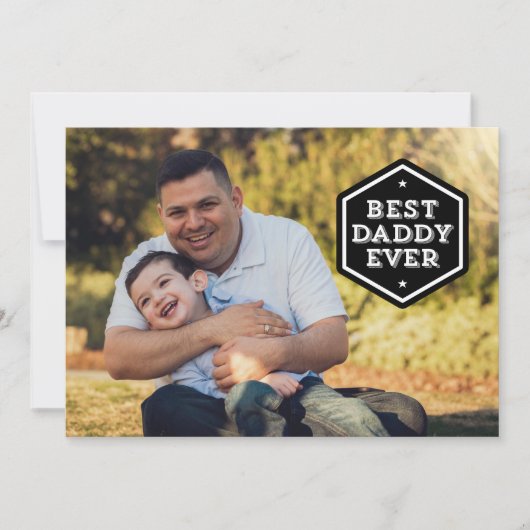 ダディ最高のー・エバー六角オーバーレイ写真 シーズンカード (正面)