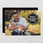 ダディ最高のー・エバー六角オーバーレイ写真 シーズンカード (正面/裏面)