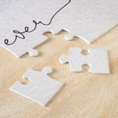 ダディ最高のー・エバー水彩写真マスク名 ジグソーパズル (側面)