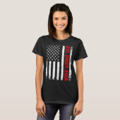 ダディ最高のー・エバー米国国旗のヴィンテージギフト脂肪 Tシャツ (正面フル)