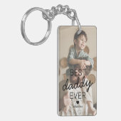 ダディ最高のーEver Photo Keychain キーホルダー (正面左)