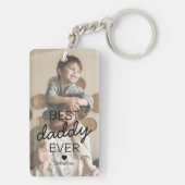 ダディ最高のーEver Photo Keychain キーホルダー (裏面)