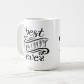 ダディ最高の・エバー コーヒーマグカップ (正面左)