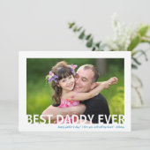 ダディ最高の・エバー | フォトファーザーデイフラットカード カード (スタンド正面)