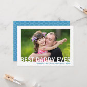 ダディ最高の・エバー | フォトファーザーデイフラットカード カード (正面/裏面インサイチュ)