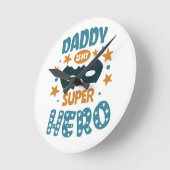 ダディ最高の・エバー ラウンド壁時計 (傾斜)