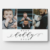 ダディ最高の・エバー |父の日の写真コラージュ フォトプラーク (正面)