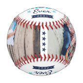 ダディ最高の・エバー |父の日の写真 野球ボール (正面)