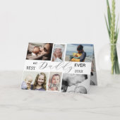 ダディ最高の・エバー | 父の日6写真コラージュ カード (正面)