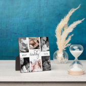 ダディ最高の・エバー |父の日6写真コラージュ フォトプラーク (インサイチュ)