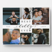 ダディ最高の・エバー |父の日6写真コラージュ フォトプラーク (正面)