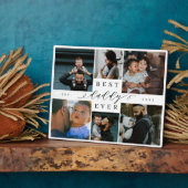 ダディ最高の・エバー |父の日6写真コラージュ フォトプラーク (側面)