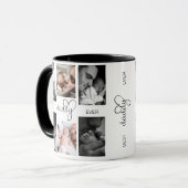 ダディ最高の・エバー |父の日6写真コラージュ マグカップ (正面左)