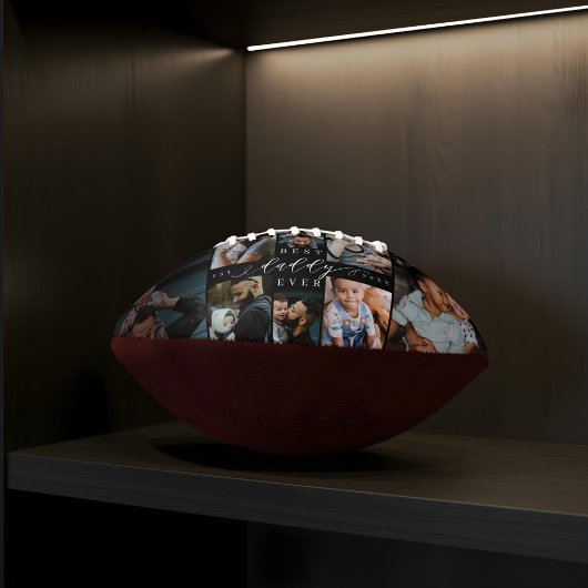 ダディ最高の・エバー |父の日8写真コラージュ アメリカンフットボール