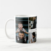 ダディ最高の・エバー |父の日8写真コラージュ コーヒーマグカップ (左)