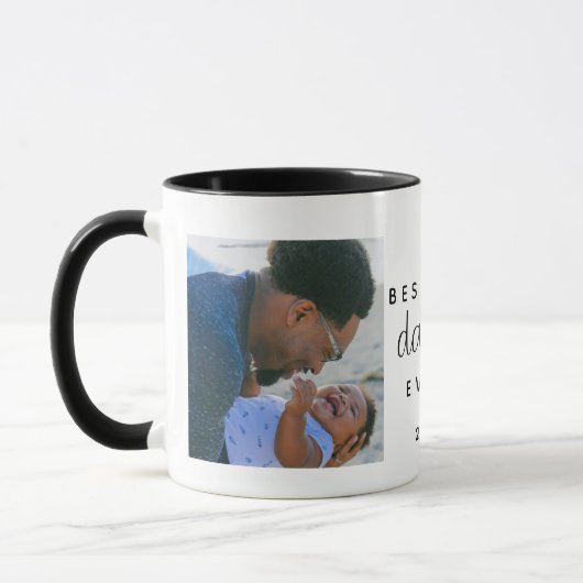 ダディ最高の・エバー |父の2日目の写真 マグカップ (左)