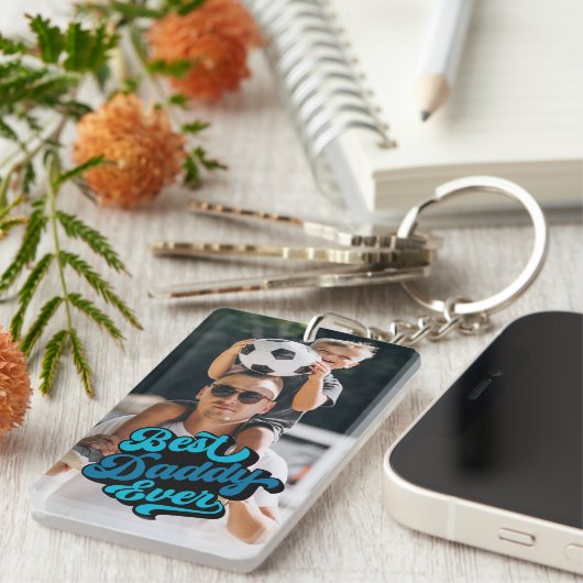 ダディ最高の・エバー | Faters Dayの写真 キーホルダー (正面右)