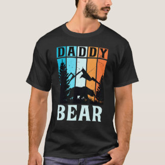 ダディ素晴らしベアファミリーベア Tシャツ