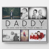 ダディ素朴ー父の日のカスタム6 フォトプラーク (正面)