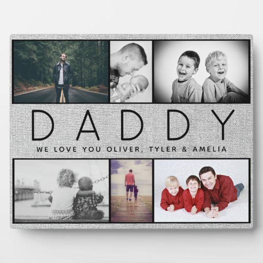 ダディ素朴ー父の日のカスタム6 フォトプラーク (正面)