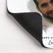 ダディ親愛 | 写真モダンハート父の日 マウスパッド (コーナー)