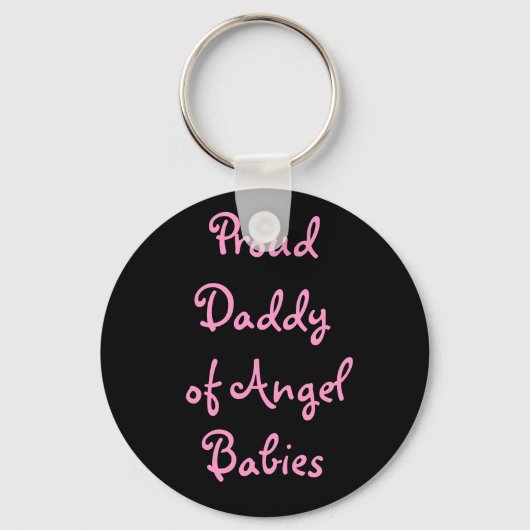 ダディ誇りを持った・オブ・エンジェルベビー キーホルダー (正面)