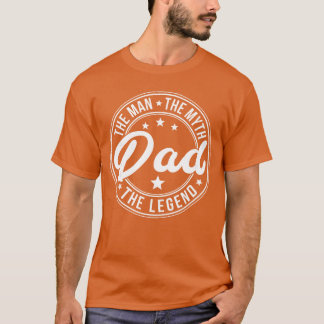 ダディ・ザ・マン・ザ・ミス・レジェンド 父の日 メンズ ビンテージ Tシャツ