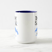 ダディ·シャーク-ホ素晴らしワイト マグカップ (中央)