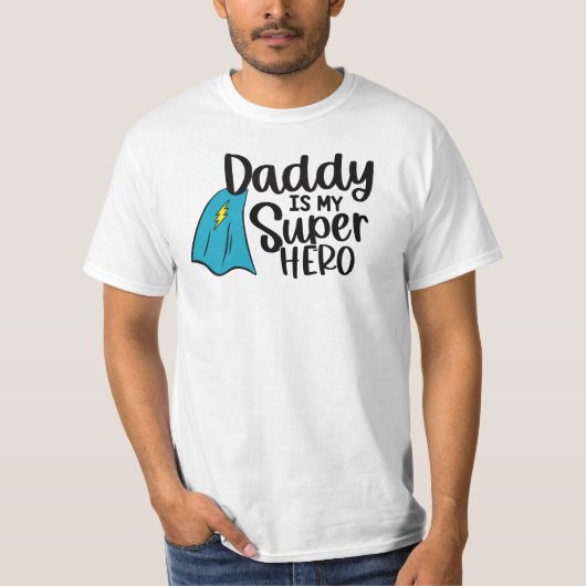 ダディ マイ スーパーヒーロー Tシャツ (正面)