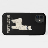 ダディ ラマ アルパカ おもしろ 動物好き Case-Mate iPhoneケース (裏面(横))