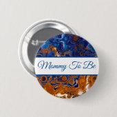 ダディ |少年の赤ちゃんシャワーボタン 缶バッジ (正面&裏面)