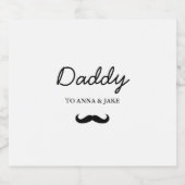 ダディ | 父モダンの日の口ひげビアラベル ビールラベル (シングルラベル)