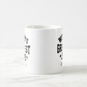 ダディ |父モダンの日の父素晴らし父 コーヒーマグカップ (中央)