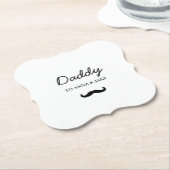 ダディ | 父モダンの日紙コースター ペーパーコースター (アングル)