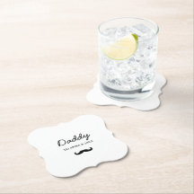 ダディ | 父モダンの日紙コースター