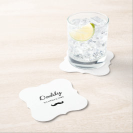 ダディ | 父モダンの日紙コースター ペーパーコースター