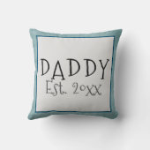 ダディ&確立日カスタム装飾用クッション クッション (裏面)