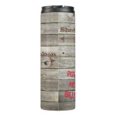 ダデウェスタン素晴らしをテーマにした名前をカスタムするコーヒーマグ タンブラー (裏面)