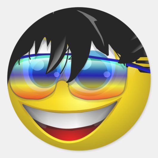 ダデカッコいい ラウンドシール (正面)