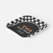 ダデクールチェックパーティープレート ペーパープレート (傾斜あり)