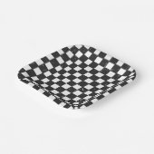 ダデクールチェックパーティープレート ペーパープレート (傾斜あり)