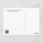 ダデシティフロリダ通り教会 ポストカード (裏面)