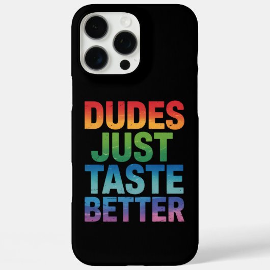ダデズジャストテイストより良いおもしろいゲイプライドLGBTQ Case-Mate iPhoneケース (裏面)