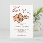 ダデチェロ赤ちゃんシャワー 招待状 (スタンド正面)