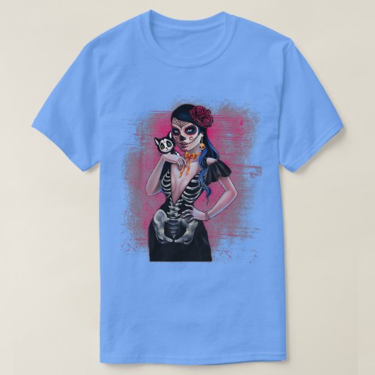 ダデロスムエルトスラカトリナデー1 Tシャツ (デザイン正面)